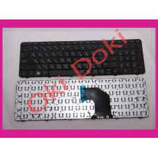 Клавіатура HP Pavilion G6-2000 чорна з рамкою горизонтальний ентер OEM