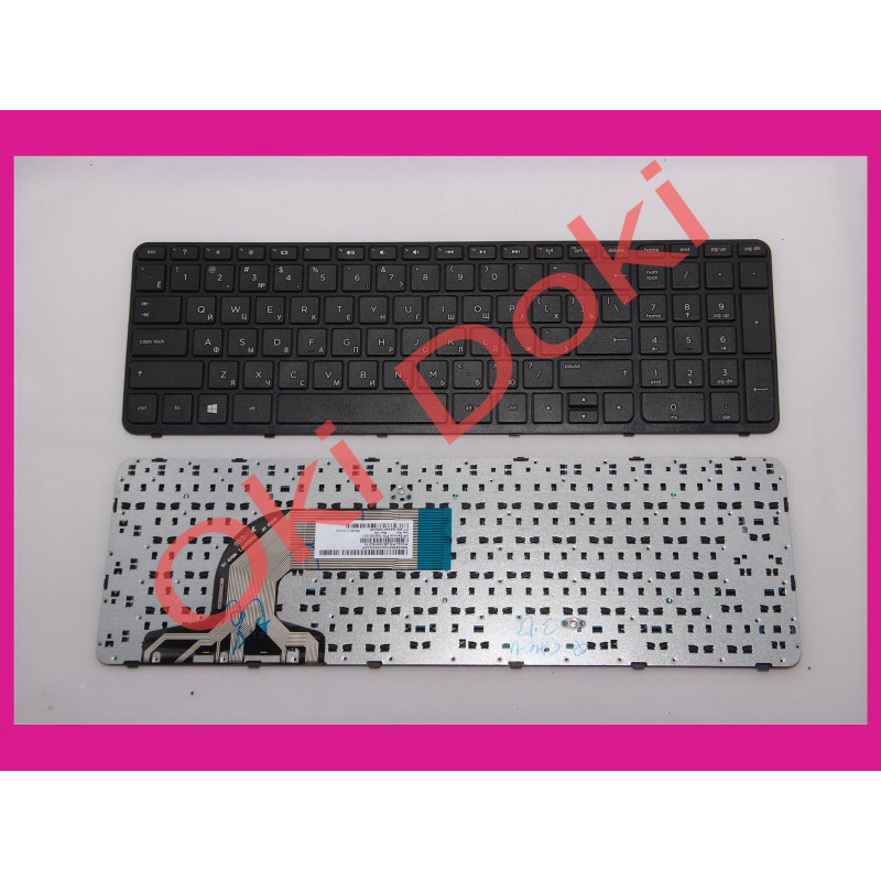 Клавіатура для ноутбука HP Pavilion 15-E, 15T-E, 15Z-E 15-N, 15T-N, 15Z-N, 15-D, 15-g series rus, black, фрейм type 2