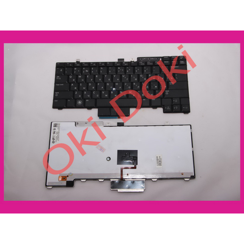 Б.У!!! Клавіатура для ноутбука Dell Latitude E6410 E6500 TrackPoint з підсвіткой type 1