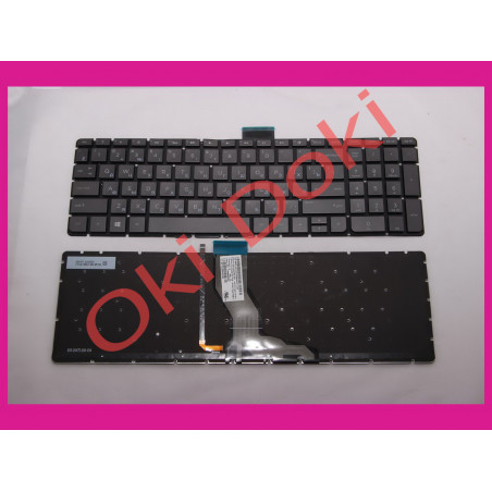 Клавиатура для ноутбука HP 15-ak 15-bw 15-ab 15-ab000 15-ab100 15-ab200 15z-ab100 15-ae 15-aq 15-au 15-bc 17-ab черная б