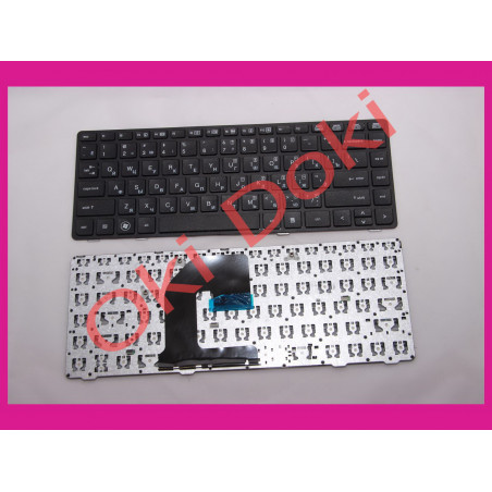 Клавиатура для ноутбука Hp Elitebook 8460 6460B 8410 8470 6465b 6470b 6475b черная с рамкой