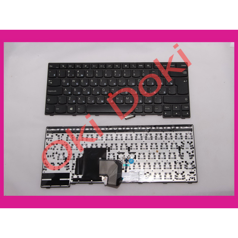 Клавіатура для ноутбука LENOVO ThinkPad E450, E450c, E455 series rus, black type 2