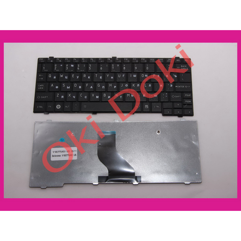Клавіатура для ноутбука Toshiba Satellite NB200, NB205, NB250, NB255