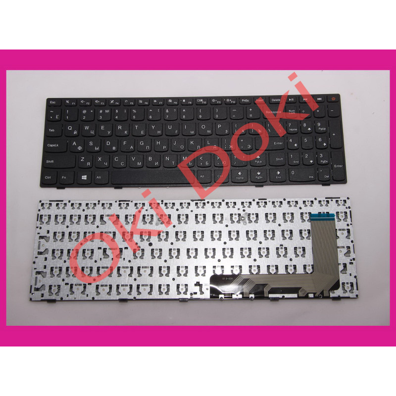 Клавіатура для ноутбука LENOVO IdeaPad 110-15ISK 110-17ACL rus, black type 1