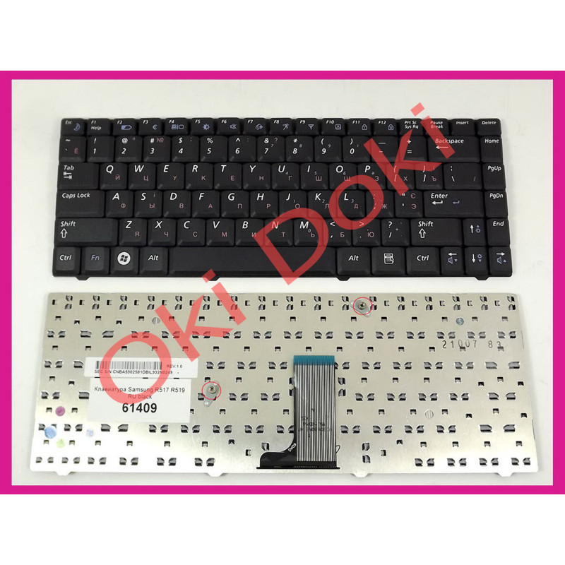 Клавіатура для ноутбука Samsung R519 Клавіатура для ноутбука Samsung R519