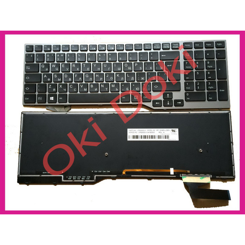 Клавіатура для ноутбука Fujitsu Lifebook E754 з підсвічуванням Клавіатура для ноутбука Fujitsu Lifebook E754 з підсвічуванням