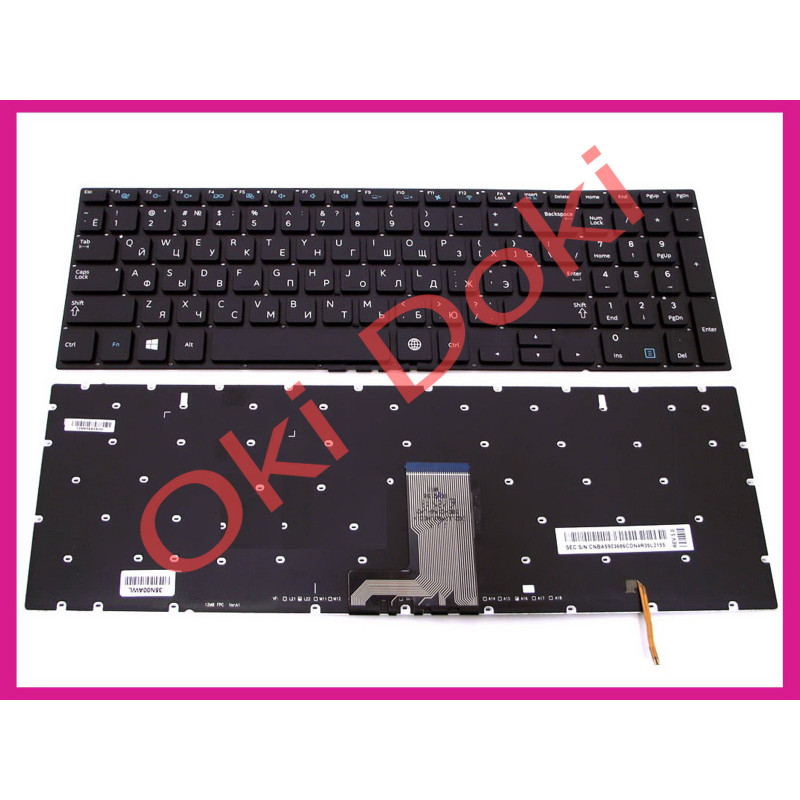 Oki-doki.com.ua | Клавиатура SAMSUNG NP880Z5E с подсветкой купить в Киеве, Харькове, Днепропетровске, Одессе, Запорожье, Львове