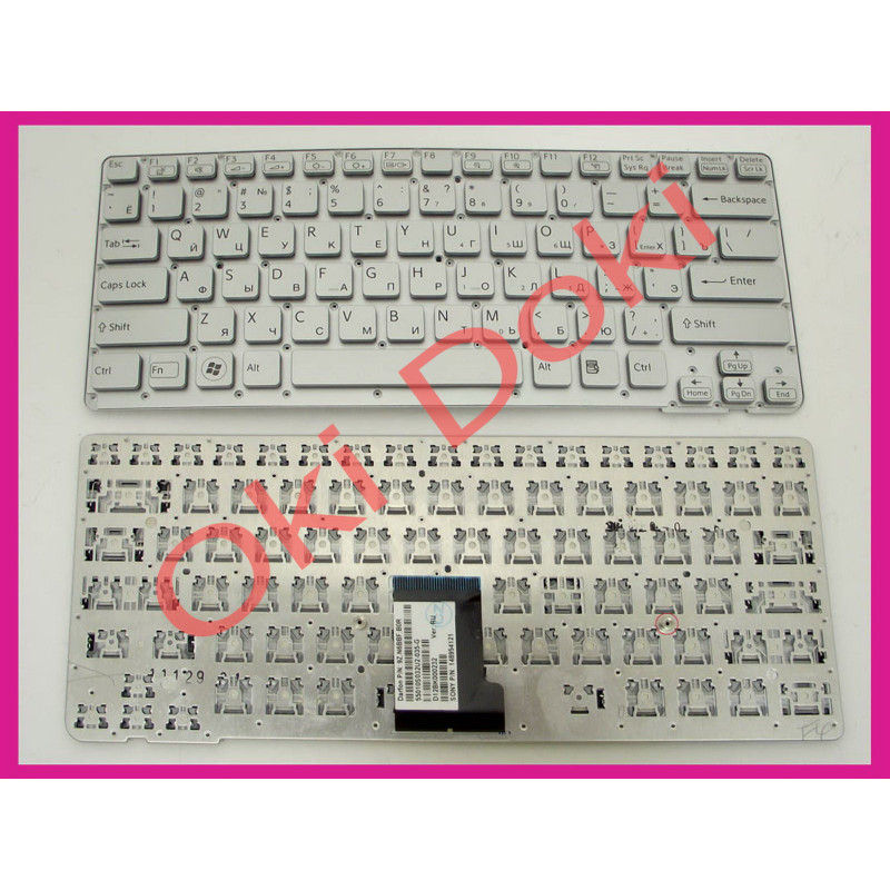 Клавіатура Sony VPCCA1S1R silver