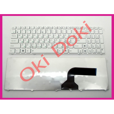 Oki-doki.com.ua | Клавиатура ASUS K54H белая купить в Киеве, Харькове, Днепропетровске, Одессе, Запорожье, Львове