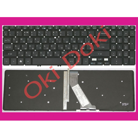 Oki-doki.com.ua | Клавиатура Acer Aspire MP-11F5 с подсветкой купить в Киеве, Харькове, Днепропетровске, Одессе, Запорожье, Льво