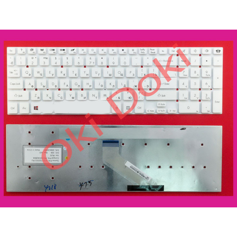Oki-doki.com.ua | Клавиатура ACER Aspire V3-772G купить в Киеве, Харькове, Днепропетровске, Одессе, Запорожье, Львове