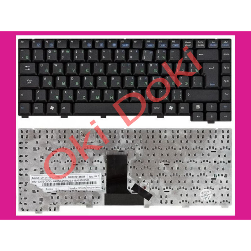 Oki-doki.com.ua | Клавиатура Клавиатура ASUS K030662M2 купить в Киеве, Харькове, Днепропетровске, Одессе, Запорожье, Львове