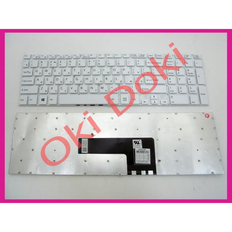 Oki-doki.com.ua | Клавиатура Sony 149240961RU белая без подсветки купить в Киеве, Харькове, Днепропетровске, Одессе, Запорожье,