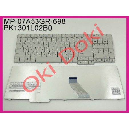 Oki-doki.com.ua | Клавиатура Acer Aspire 7520 Белая купить в Киеве, Харькове, Днепропетровске, Одессе, Запорожье, Львове
