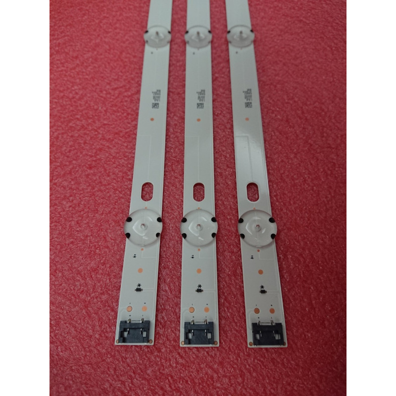 3 PCS 7LED LED Bande De Rétro-Éclairage Pour LG 43UJ635V 43uk6300plb 43uj651v 43uj634v 43uj630v 43uj561v 43uj655v Lc43490059a Lc43490058a