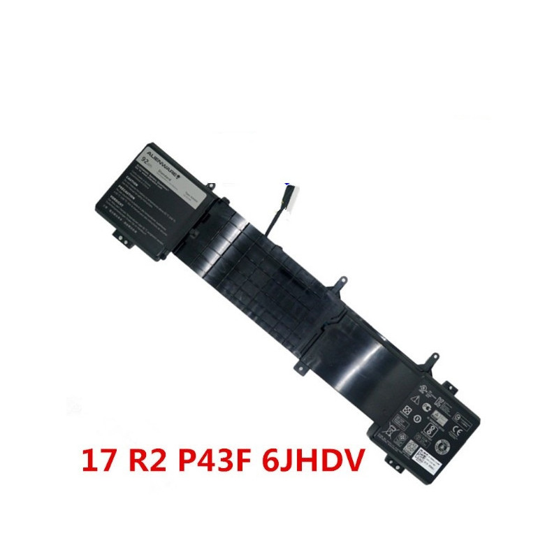 Акумулятор Dell ALIENWARE17 6JHCY YKWXX 5046J 05046J N4010 R2 R3 6JHDV ANW17-2136SLV AW17R3-4175SLV 7092SLV 8342SLV ALW17ED-483