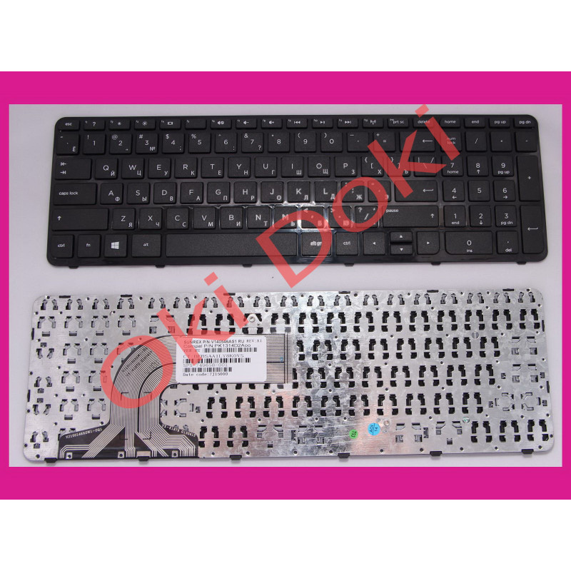 Клавиатура HP Primax P/N 2B-06916Q111 HP service P/N 726104-251 BDLDE3