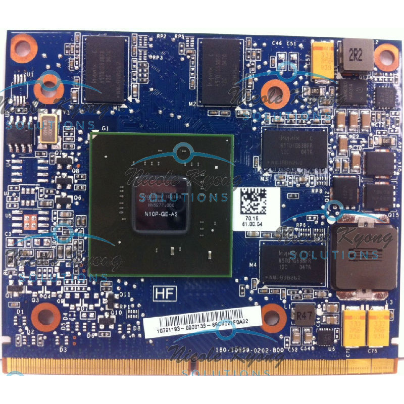 Видеокарта MXM III 3.0 GT 230M DDR3 1 ГБ VGA 608545-001 594506-001 513