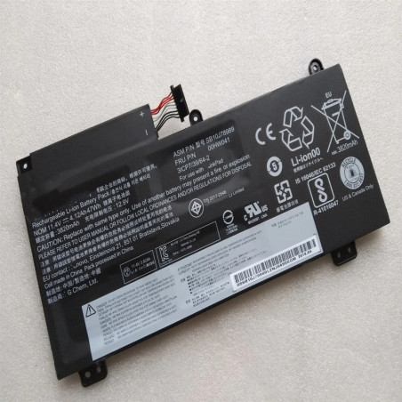 Акумулятор до ноутбука Lenovo ThinkPad Edge S5 E560P 00HW040 31CP7/39/64-2 00HW041 SB10J78989 11,4 V 47Wh