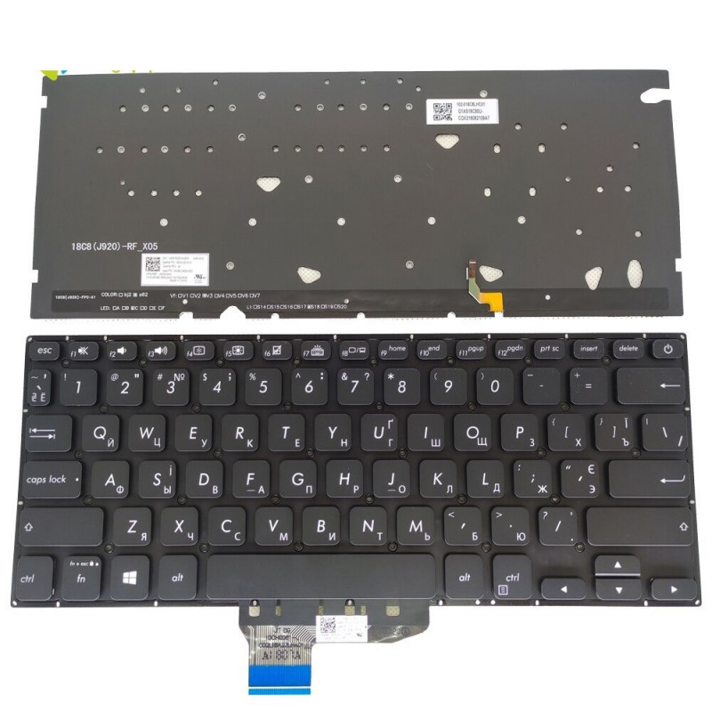 Клавіатура для ноутбука ASUS VivoBook S14 X430 X430FA X430UN X412 з підсвіткой оригінал