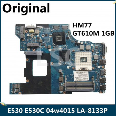 Материнська плата Lenovo ThinkPad Edge E430, E530 QILE2 LA-8133P S-G2 HM77-SLJ8C DDR3 GT610M-n13m-ge1-b-a1 1GB GPU 04w4015