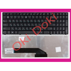 Клавиатура Asus K50 K51 K60 K61 K70 F52 P50 X5 черная с рамкой type 2
