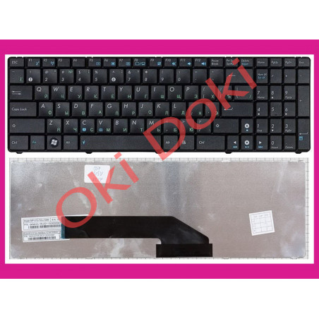 Клавиатура Asus K50 K51 K60 K61 K70 F52 P50 X5 series черная without frime type 1