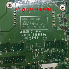 Материнська плата Lenovo 700-15ISK i7-6700H N16PGT 2G 15221-1 5B20K91442