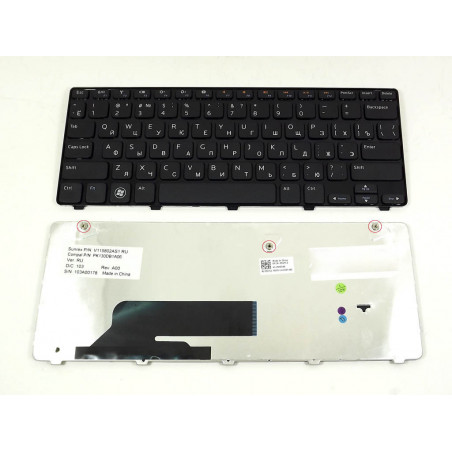 Клавіатура для ноутбука Dell Mini 101z 1120 1121 1122 Dell Inspiron M101 M101Z, Dell Inspiron 1122 M102 M102Z