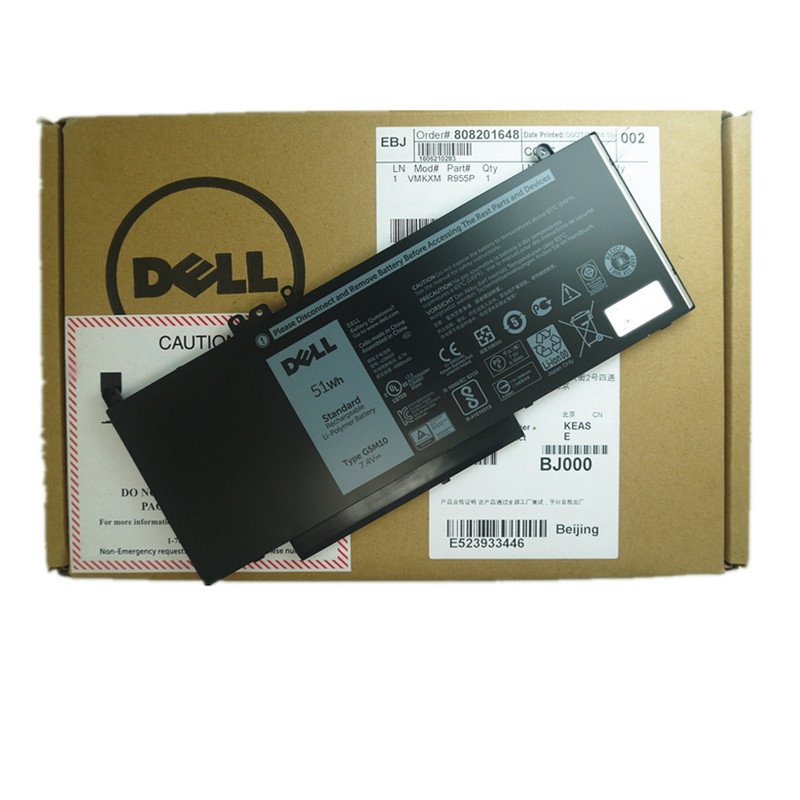 Акумулятор до ноутбука Dell E5250 E5450 E5550 E5270 E5470 G5M10 R9XM9 7.4V 51WH