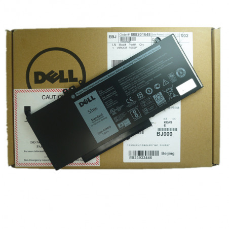 Батарея для ноутбука Dell E5250 E5450 E5550 E5270 E5470 G5M10 R9XM9 7.4V 51WH
