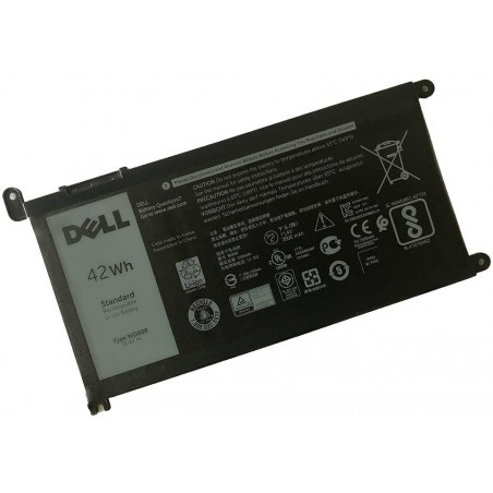 Батарея для ноутбука Dell WDX0R Inspiron 15 5568, 13 5368, 13 5378 WDX0R WDXOR 0WDX0R 3CRH3 P69G001 T2JX4 C4HCW 0C4HCW FC92N