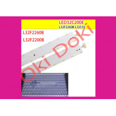 Подсветка TCL L32F2260B L32S10 L32F2200B LED32C200E точечная подсветка 56 диодов 3V 681.5*26.3*0.8мм 160mA 3.5W