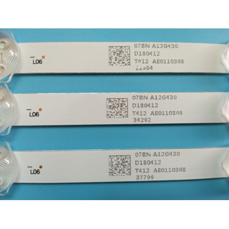 Подсветка 8 диодов 6V 605 мм между диодами 80мм TCL H32B380B JL.D32081235-031HS-M JL.D32081235-057AS-M 4C-LB320T 32HA3103