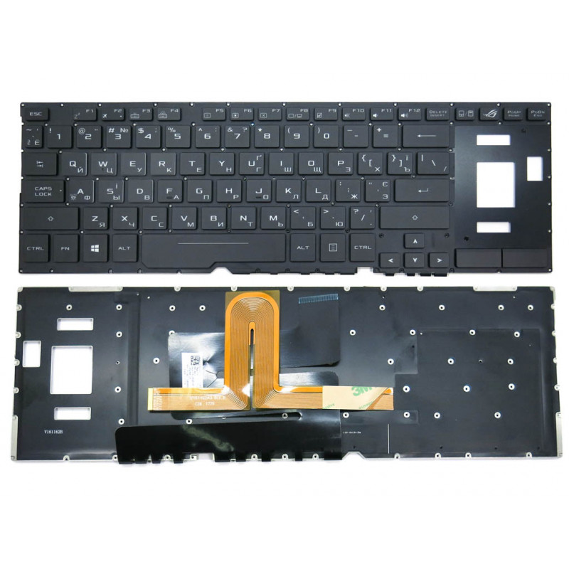 Клавиатура для ноутбука ASUS GX501GI GX501VI GX501VIK GX501VS GX501VSK ROG ( RU + UA Black с подсветкой). Оригинал. Клавиатура для ноутбука ASUS GX501GI GX501VI GX501VIK GX501VS GX501VSK ROG ( RU + UA Black с подсветкой). Оригинал.