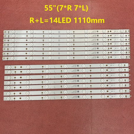 Подсветка BDL5530QL 55PUS6201/12 55PUH6101/88 55PFF5701T3 55PUS6501/12