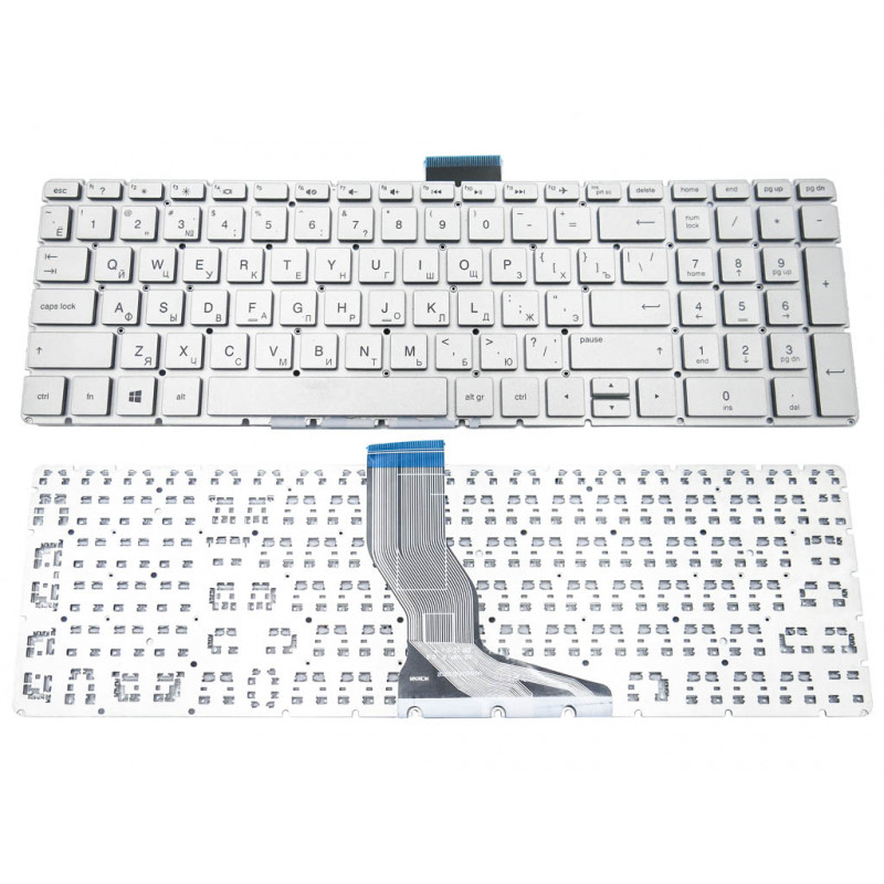 Клавиатура HP 15s-eq1003ua 15s-eq 15s-eq1003 1U9R9EA Natural Silver
