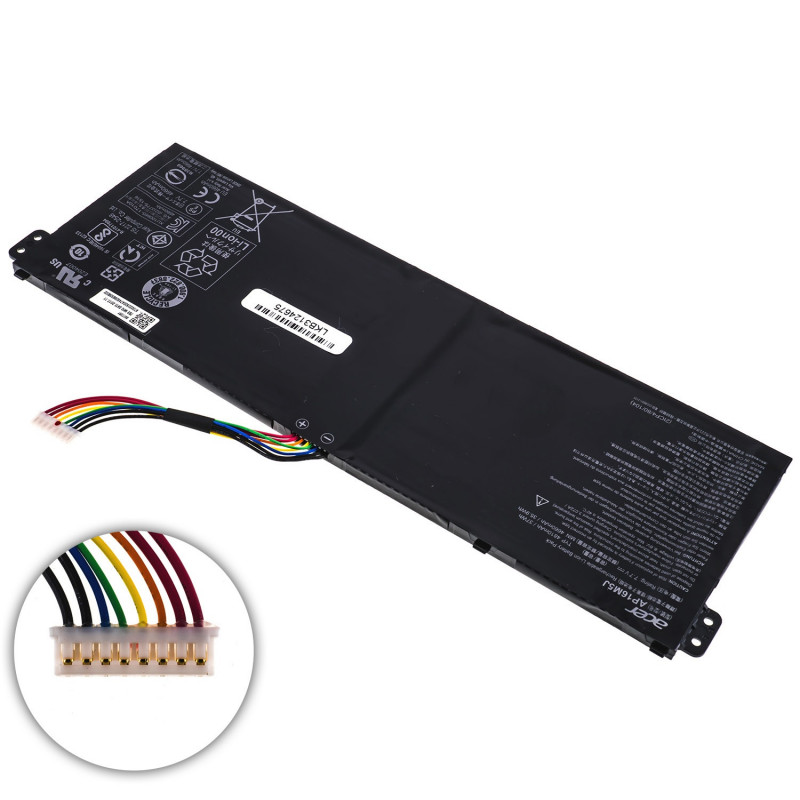 Акумулятор до ноутбука Acer Aspire 1 Aspire 3 A315-21 A315-51 AP16M5J ES1-523 ES1-532G ES1-533 ES1-732 7.7V 4810mAh 37Wh