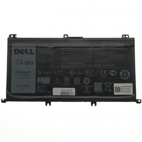 Акумулятор до ноутбука Dell 357F9 15 7000 15 7559 7566 7567 7759 11.1V 74Wh