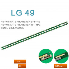 Подсвека 49" V15 ART3 FHD REV0.4 L-TYPE 6916L-2395A 6916L