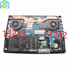 Вентилятор для ноутбука Asus FX504 FX80 FX80G ZX80GD FX8Q FX504GD FX504GE GTX1050 CPU DFS501105PPOT DFS501105PPOT -FKPC