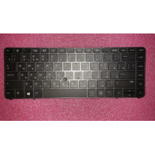 Клавіатура HP EliteBook 745 G3 745 G4 840 G3 840 G4 850 G3 850 G4 rus black silver frame підсвітка клавіш