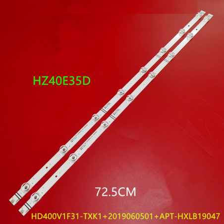Подсветка 8 led 3v 725mm Hisense HZ40E35D HZ40E35 HD400V1F31-TXK1+2019060501+APT-HXLB19047 HD400V1F31-TXK1 2019060501 HXLB19047