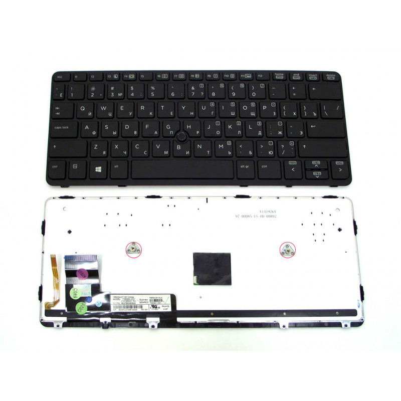 Клавіатура HP EliteBook 820 G1 з підсвічуванням Клавіатура HP EliteBook 820 G1 з підсвічуванням