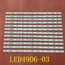 Підсвітка LED49D6-03(A) PN30349006203 BBK 50LEX-5039/FT2C 50LEX-5027/F