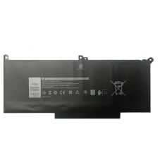 Акумулятор до ноутбука DELL F3YGT Latitude 7280 7380 7480 E7280 E7380 E7480 7.6V 7500mAh 60Wh Black (2X39G) Orig