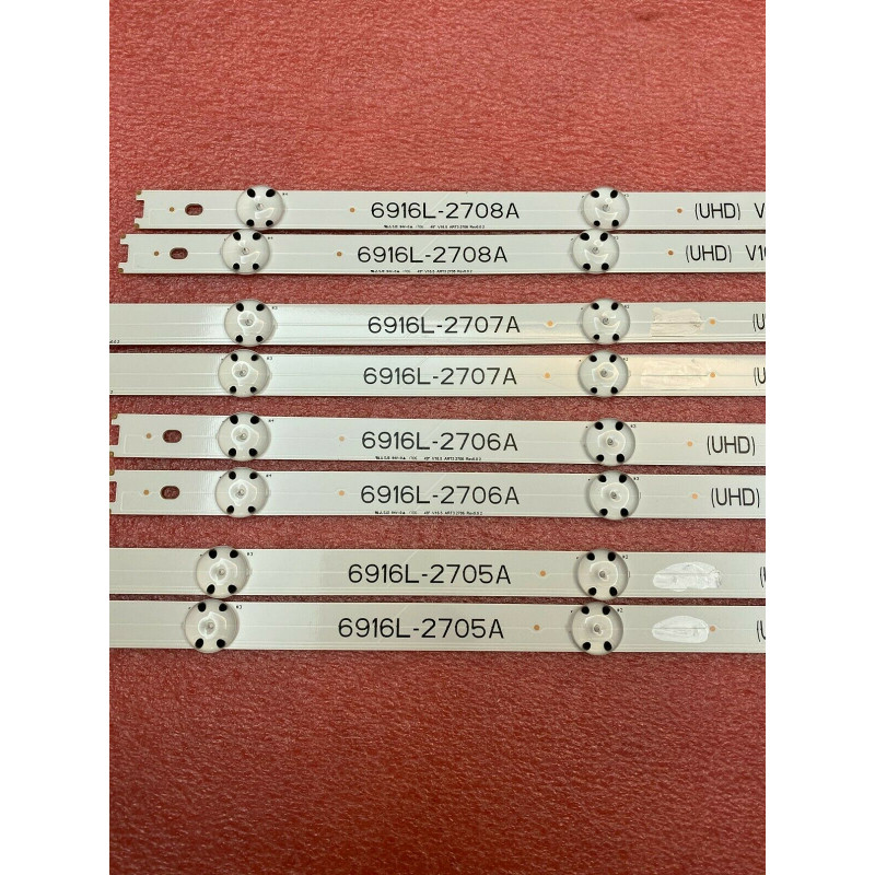 Підсвітка LG 49" V16.5 ART3 2711 6916L-2709A 6916L-2710A 6916L-2711A Підсвітка LG 49" V16.5 ART3 2711 6916L-2709A 6916L-2710A 6916L-2711A