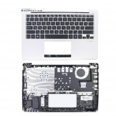 Клавиатура для ноутбука ASUS X201 X201E X202 x202e palmrest с динамиками корпус палмрест крышка