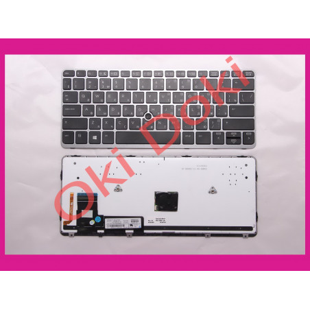 Клавиатура HP Elitebook 720 G1 720 G2 725 G2 820 G1 820 G2 762585-001 776452-001 V141926GS1 762585-251 762585 6037B0099401