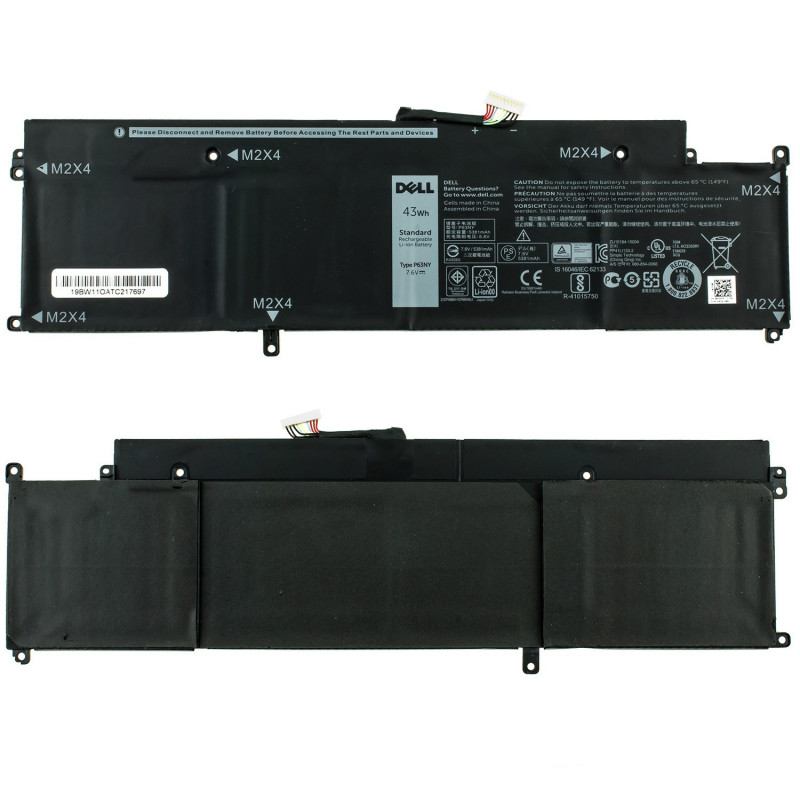 Батарея для ноутбука Dell service tag DNC4PC2 29709267266 express service code Reg Type P67G001 model P67G